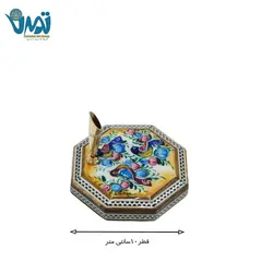 قلمدان چوب و خاتم 10 سانتی