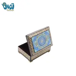 جعبه جواهر خاتم داخل جیر رو نقاشی تذهیب