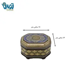جعبه جواهر خاتم رو نقاشی طرح تذهیب