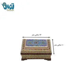 جعبه جواهر خاتم داخل جیر رو نقاشی طرح تذهیب