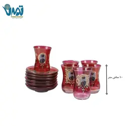سرویس چای خوری شاه عباسی قرمز