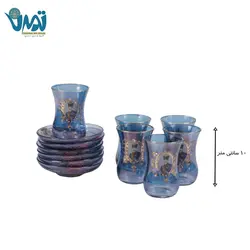 سرویس چای خوری شاه عباسی سرمه ای