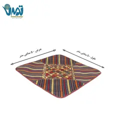 کوسن گلیمی دست بافت - حاشیه جاجیم ماشینی