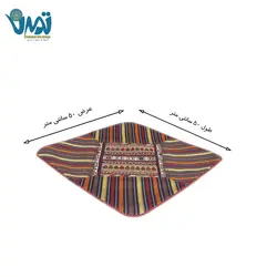 کوسن گلیمی دست بافت - حاشیه جاجیم ماشینی