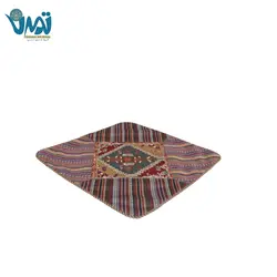 کوسن گلیمی دست بافت - حاشیه جاجیم ماشینی