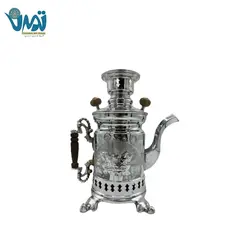 کتری شکاری زغالی برنجی آبکاری