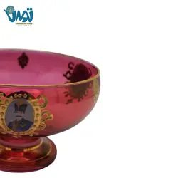 میوه خوری بلوری شاه عباسی قرمز