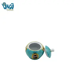 قندان چینی شاه عباسی فیروزه ای
