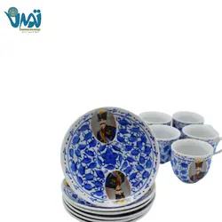 سرویس چای خوری چینی شاه عباسی طرحدار