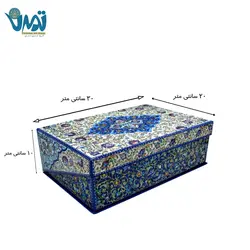 پک هدیه سفره قلمکار و ظروف مسی ترنج