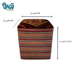 پاف مربعی دستبافت سنتی