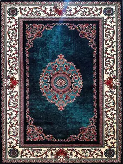 گبه ترنج دار زمینه سرمه ای