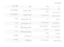 کولر گازی +18000A مدل IAC-18CH/XA/AA