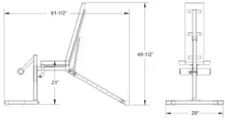 میز پرس تاشو زاویه دار ساخت سفارشی - توان سنتر
