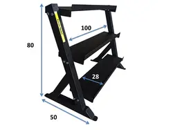 رک دمبل سه طبقه - توان سنتر