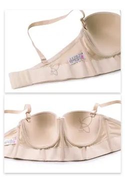 سوتین اسفنجی دکلته نیمه بلند فنردار کد 19317 تی بی ان