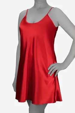 لباس خواب پیرهن پشت ضربدری وشورت لامباداساتن کد16071تی بی ان