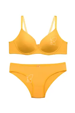 ست سوتین و شورت اسفنجی بدون جک باروکش نخی کد1996تی بی ان