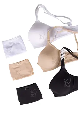 ست سوتین و شورت اسفنجی بدون جک باروکش نخی کد1996تی بی ان