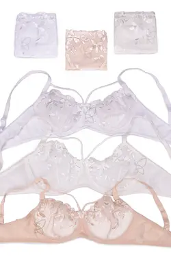 ست سوتین و شورت گیپور فنردار هارنس دار کد 12228 تی بی ان