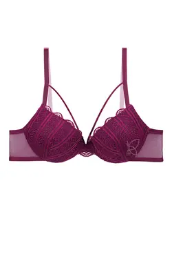 سوتین اسفنجی جکدار  دانتل هارنس دار فنری کد19868تی بی ان