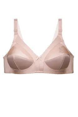 سوتین محکم بدون فنر سه دوخت پرلون بالاشیشه ای کد1115تی بی ان