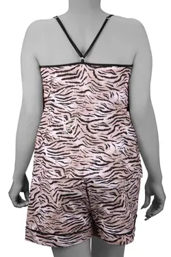 لباس خواب و راحتی تاپ شلوارک نخی کد 16080تی بی ان