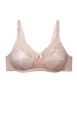 سوتین پرلون بدون فنر بالا گیپور سه سانتی کد 1134 تی بی ان