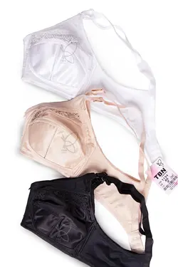 سوتین پرلون بدون فنر بالا گیپور سه سانتی کد 1134 تی بی ان