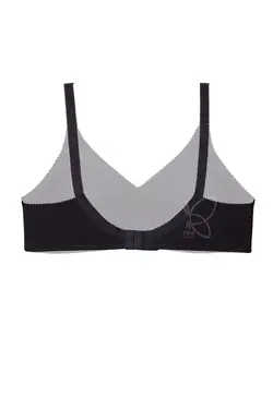 سوتین نخ پنبه مکه ای سه دوخت بدون فنر کد 1104 تی بی ان