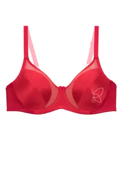 سوتین مینی مایزر پرلون بالا شیشه ای فنر دار کد 111009 تی بی ان