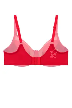 سوتین مینی مایزر پرلون بالا شیشه ای فنر دار کد 111009 تی بی ان