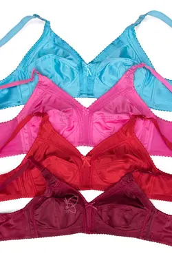 سوتین بدون فنر درزدار پرلون سه دوخت محکم کد 11337 تی بی ان