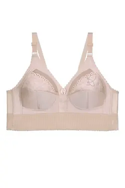 سوتین نیمه بلند گلدوزی بدون فنر با تو دوزی نخی کد 1816 تی بی ان