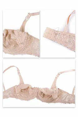 سوتین شیردهی دانتلی فنر دارمحکم داخل کاپ نخی کد1110 تی بی ان