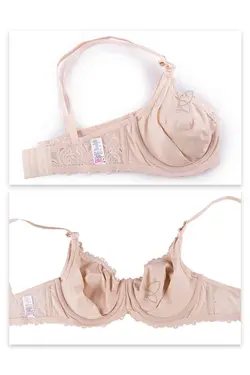 سوتین شیردهی دانتلی فنر دارمحکم داخل کاپ نخی کد1110 تی بی ان