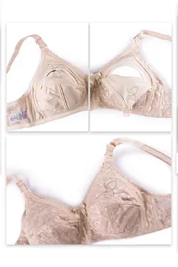 سوتین شیردهی دانتل بدون فنرداخل کاپ نخی محکم کد1111تی بی ان