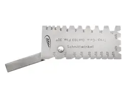 گیج تست دندهای ذوزنقه ای،تخت ،تیغ اره و زوایای دنده قابل تنظیم هلیوس.پریزر آلمان کد 0580111