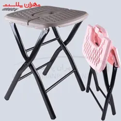 کد۱۰۷۵۴چهارپایه تاشو بلند پایه فلزی کد۴۰۲ /۶تایی - تهران پلاسکو | پخش عمده بلور و پلاستیک