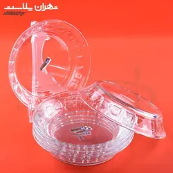 کد۱۰۵۸۸سالاد خوری گلایل کادویی/۶دستی - تهران پلاسکو | پخش عمده بلور و پلاستیک