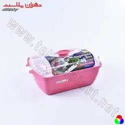 کد۱۳۲۴جا سبزی۳پارچه/۱۲تایی - تهران پلاسکو | پخش عمده بلور و پلاستیک