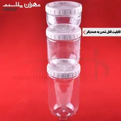 کد۶۶۶۷قوطی حبوبات نشکن ال۱ /۲۴تایی - تهران پلاسکو | پخش عمده بلور و پلاستیک