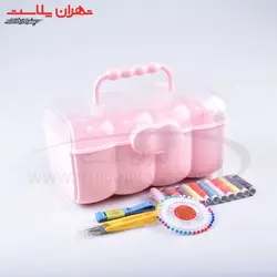 کد۶۵۳۳جعبه خیاطی /۴تایی - تهران پلاسکو | پخش عمده بلور و پلاستیک