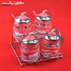 کد۷۳۷۷جا ادویه پیمانه دار۲۰۴۴ /۸تایی - تهران پلاسکو | پخش عمده بلور و پلاستیک