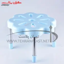 کد۸۴۱۴چهارپایه فلزی گل /۶تایی - تهران پلاسکو | پخش عمده بلور و پلاستیک