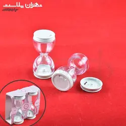 کد۸۸۲۵نمکدان ۲تایی ساعت شنی/۳۶جفتی - تهران پلاسکو | پخش عمده بلور و پلاستیک