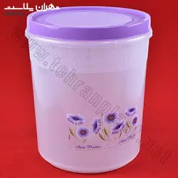 کد۲۳۵ظرف حبوبات دلسا۱۰ نایلونی/۶عددی - تهران پلاسکو | پخش عمده بلور و پلاستیک