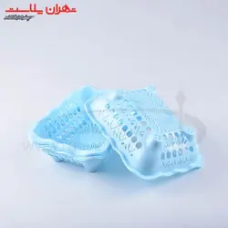 کد۲۹۱سبد سبزی گیلاس مستطیل/۲۰عددی - تهران پلاسکو | پخش عمده بلور و پلاستیک