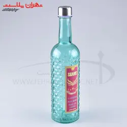 کد۳۵۵۷بطری صدف رنگی/۱۲تایی - تهران پلاسکو | پخش عمده بلور و پلاستیک