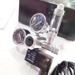 مانومتر دوگیج شیر برقی دار موفان